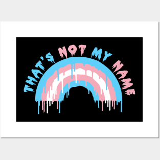 THAT'S NOT MY NAME (TRANS) Posters and Art